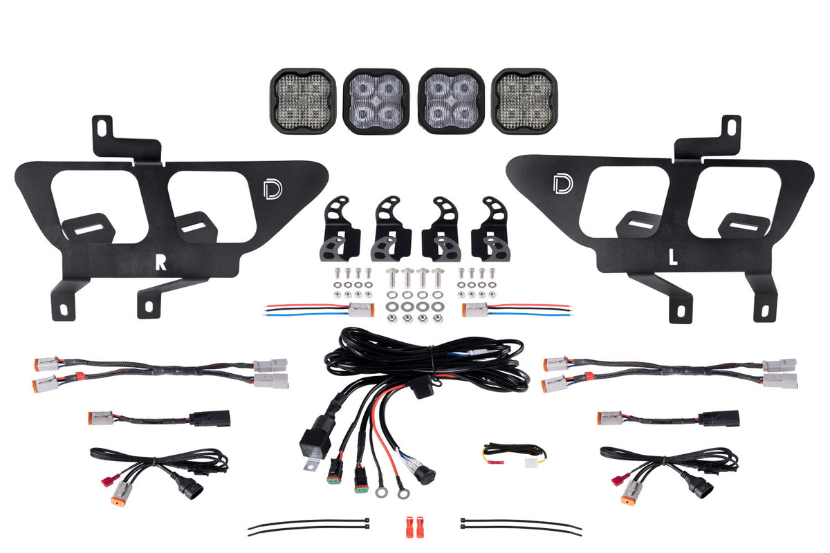 Diode Dynamics SS3 LED Fog Pocket Kit for 2021-2023 Ford F-150 White Max