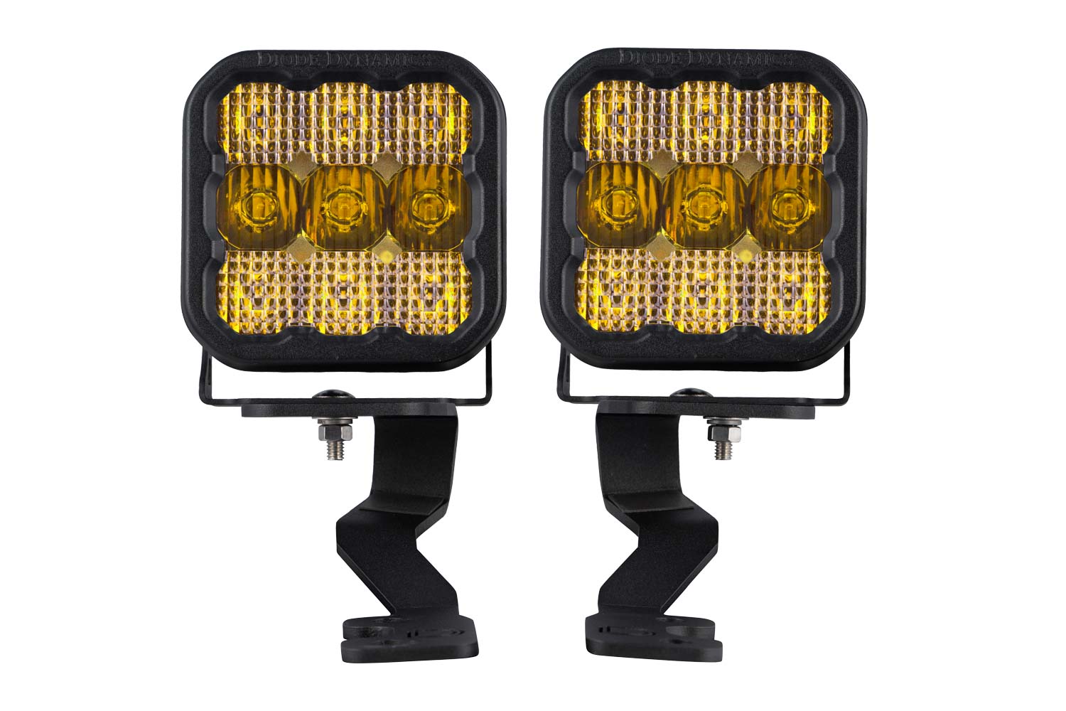 Diode Dynamics Stage Series Ditch Light Kit for 2022+ Toyota Tundra SS5 Pro Yellow Combo
