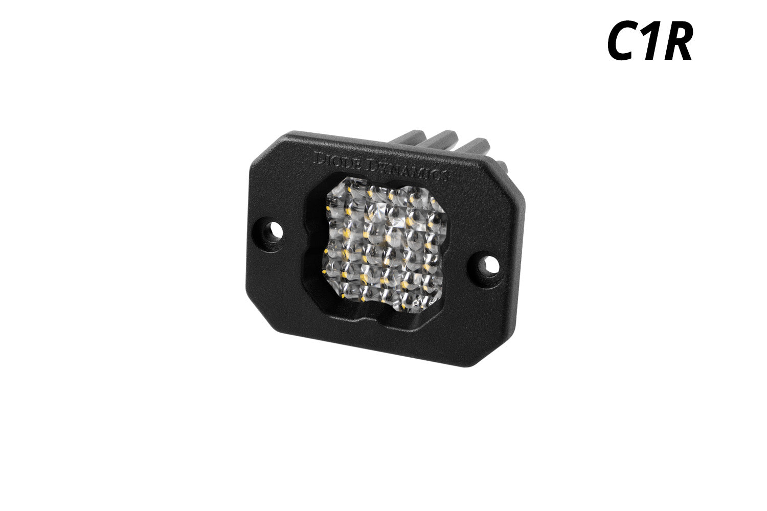 Diode Dynamics Stage Series C1R White Flood Flush Mount LED Pod (one)