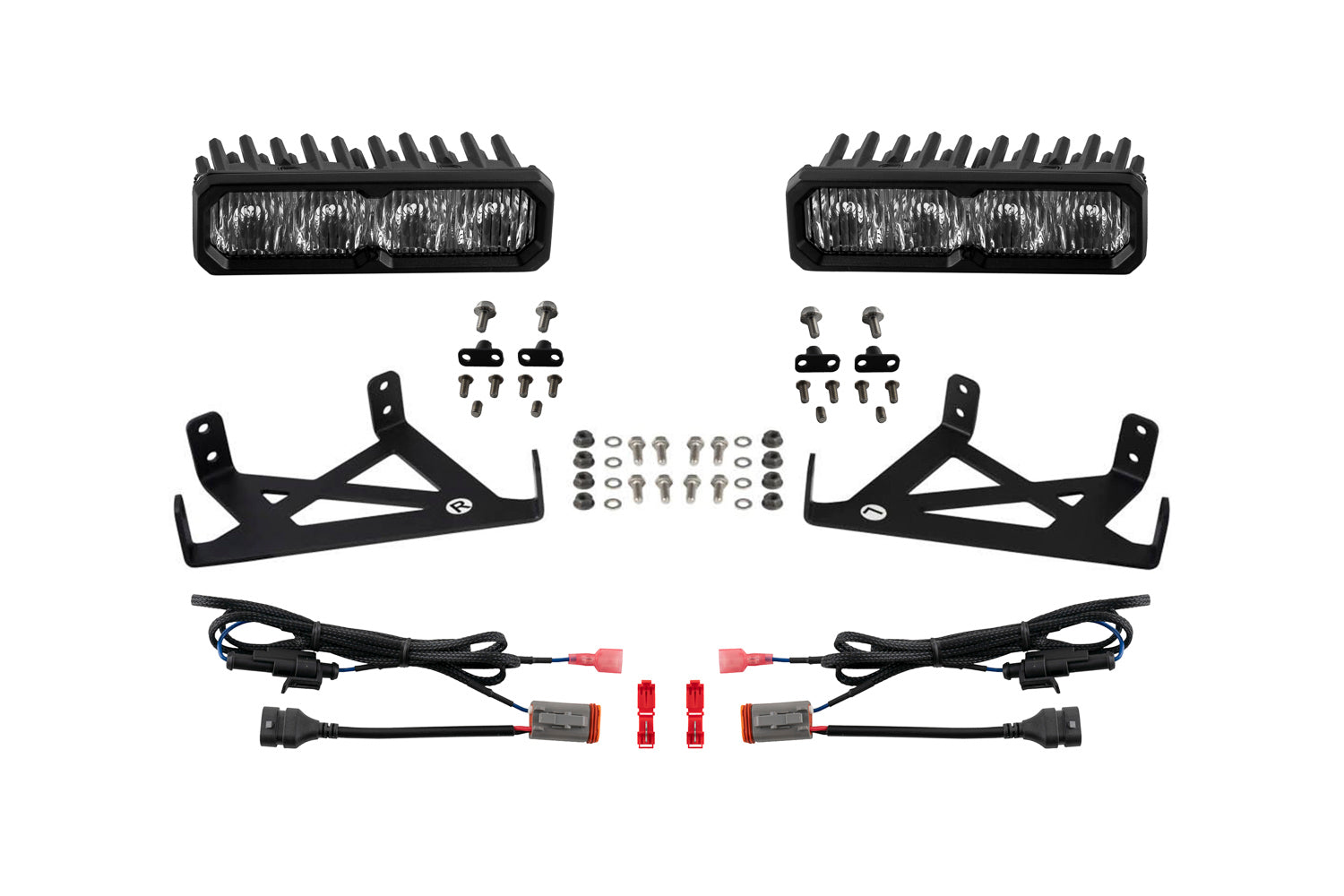 Diode Dynamics Fog SS6 Pro LED Kit Yellow for 2020-2022 Ford F-250 Super Duty