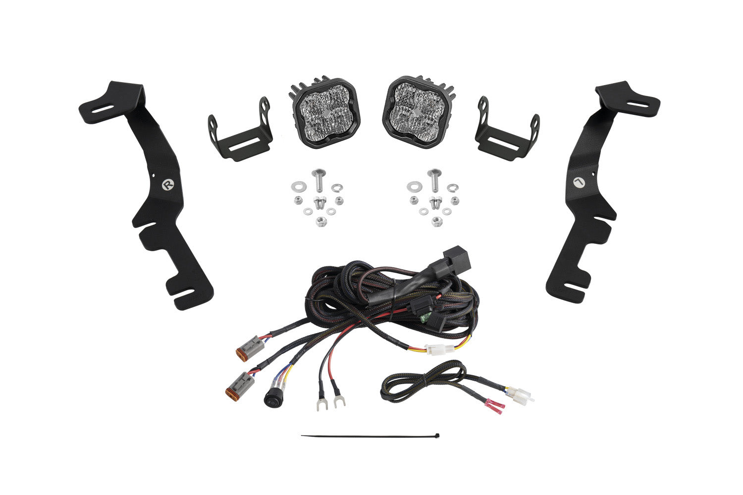 Diode Dynamics Stage Series Ditch Light Kit for 2019-2024 Ram SS3 Sport White Combo