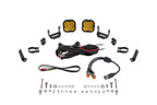 Diode Dynamics SS3 LED Bumper 1.75 Inch Roll Bar Kit Sport Yellow SAE Fog (pair)