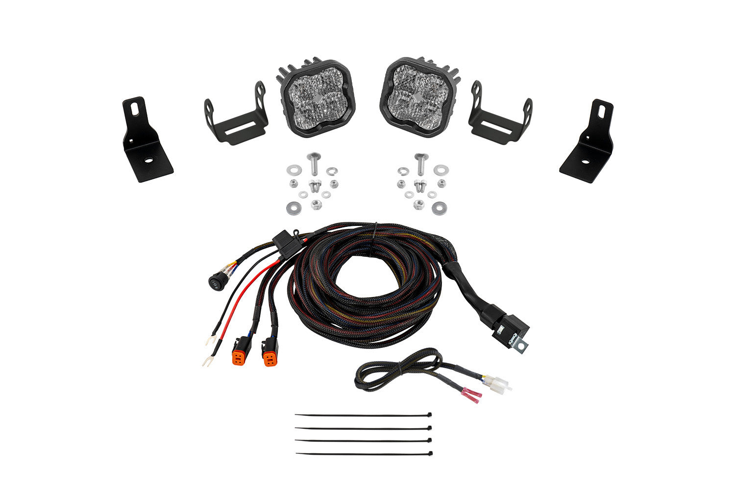 Diode Dynamics Stage Series Ditch Light Kit for 2022+ Ford Maverick SS3 Pro White Combo