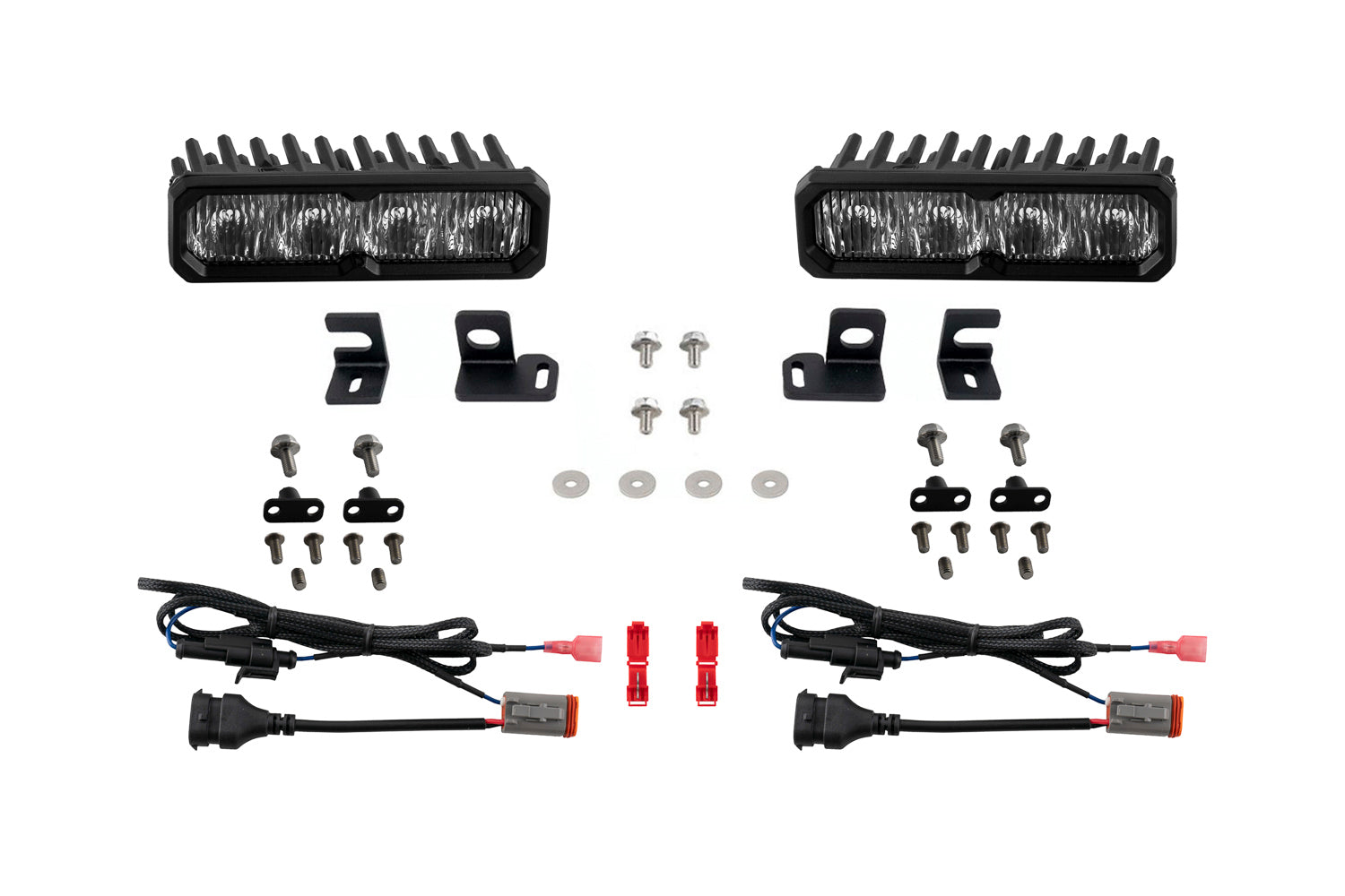 Diode Dynamics Tacoma 2024 Fog SS6 Max LED Kit White