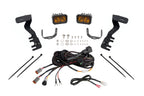 Diode Dynamics C2 2.0 LED Ditch Light Kit for Toyota Tacoma/4Runner Sport Yellow Combo