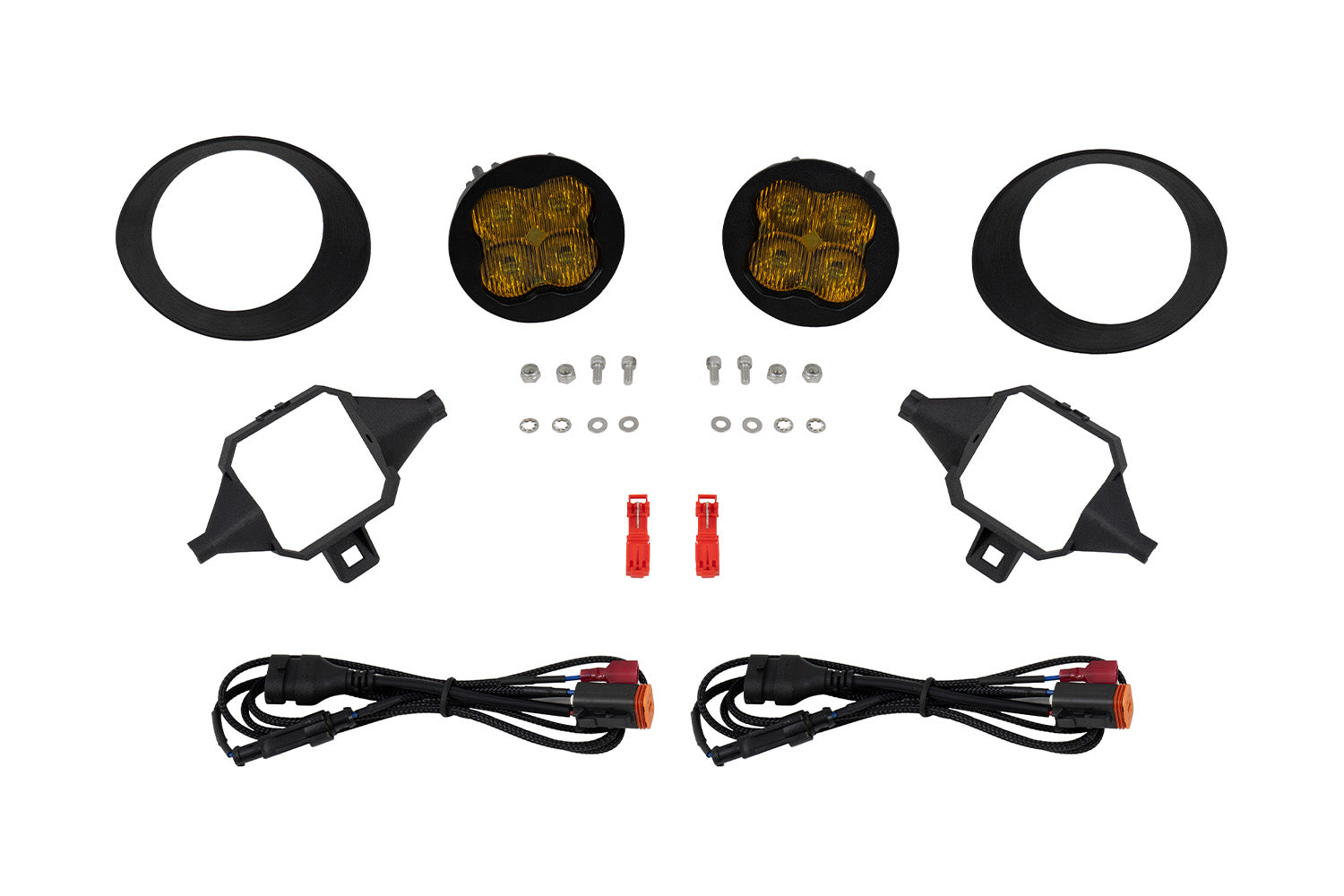 Diode Dynamics SS3 Sport Type TS Kit ABL Yellow SAE Fog