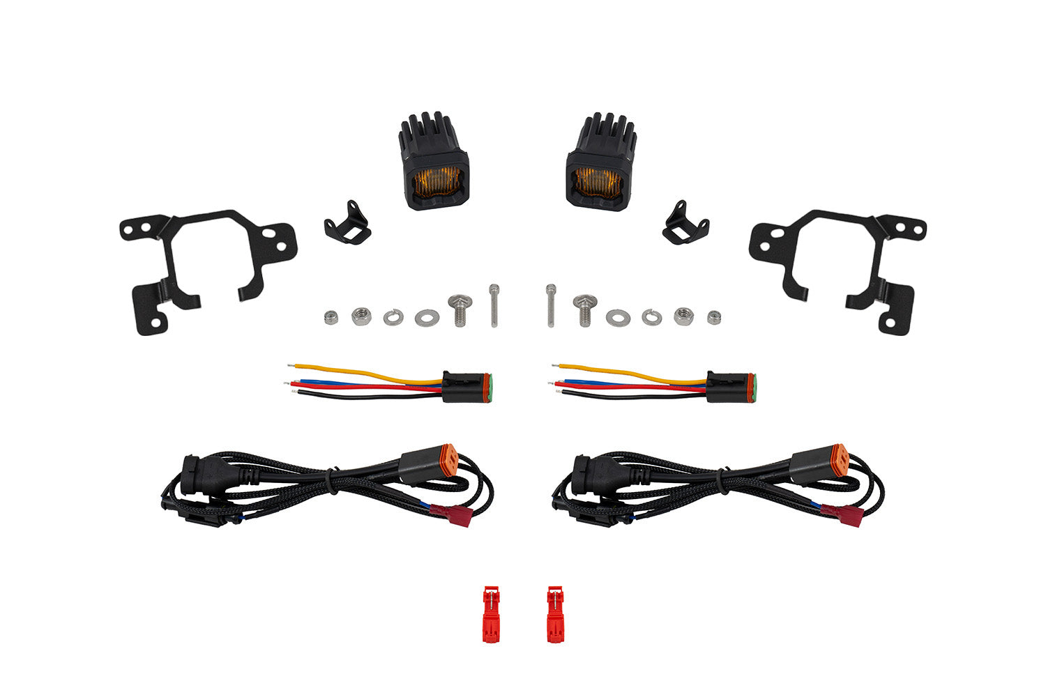 Diode Dynamics SSC1 Type G3M LED Fog Light Kit Yellow SAE Fog