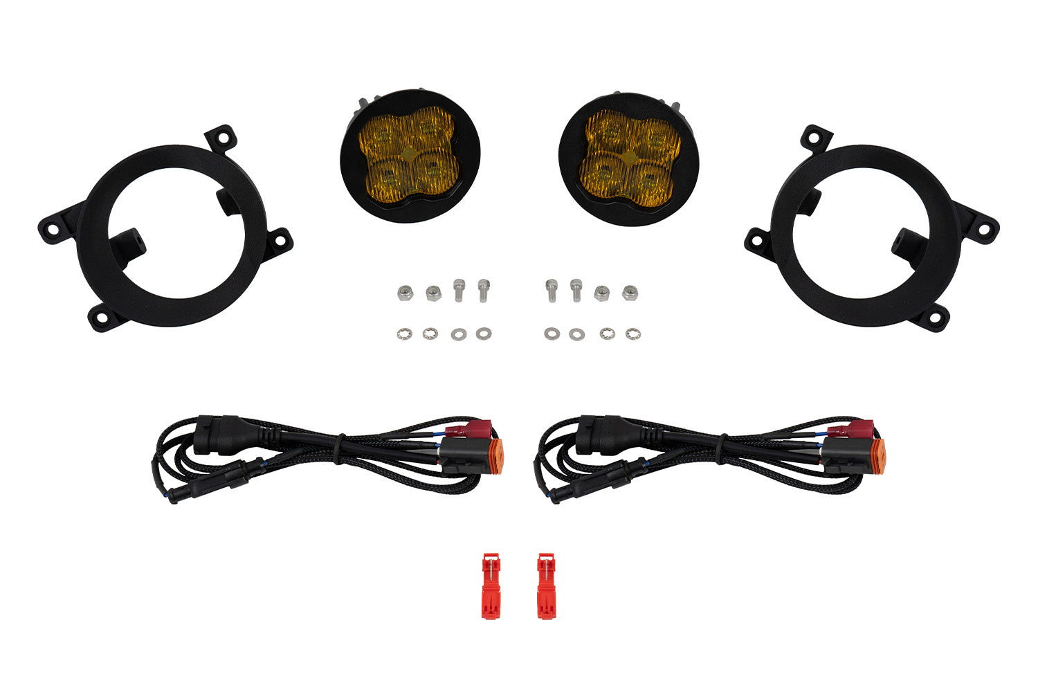 Diode Dynamics SS3 Sport Toyota Rav4 Kit ABL Yellow SAE Fog