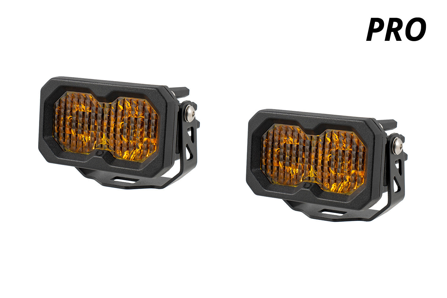Diode Dynamics C2 2.0 Pro Yellow Combo/Driving Standard ABL (pair)