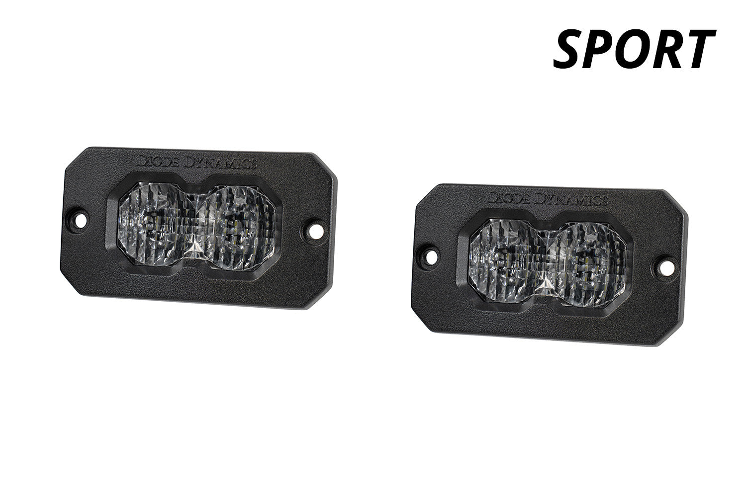 Diode Dynamics C2 2.0 Sport White Flood Flush RBL (pair)
