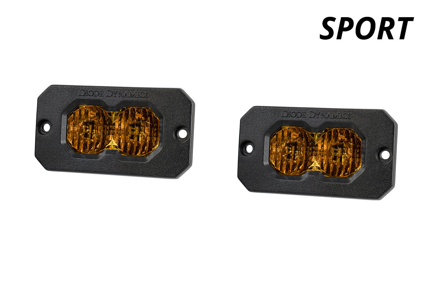 Diode Dynamics C2 2.0 Sport Yellow Combo/Driving Flush ABL (pair)