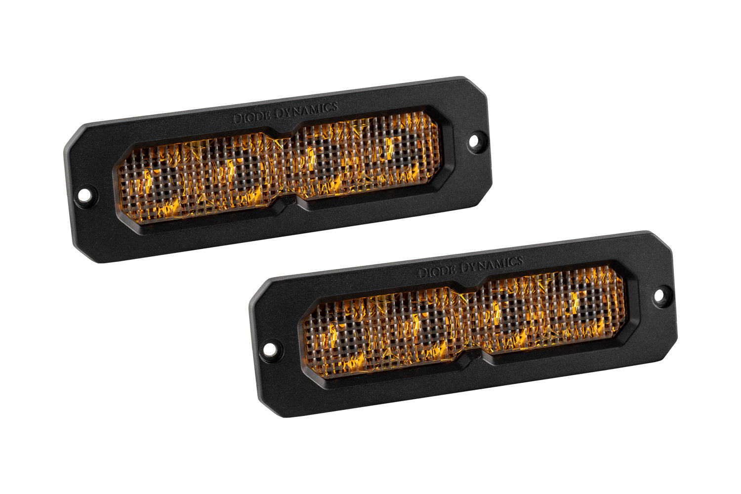 Diode Dynamics SS6 Max Yellow Flood Flush ABL (pair)