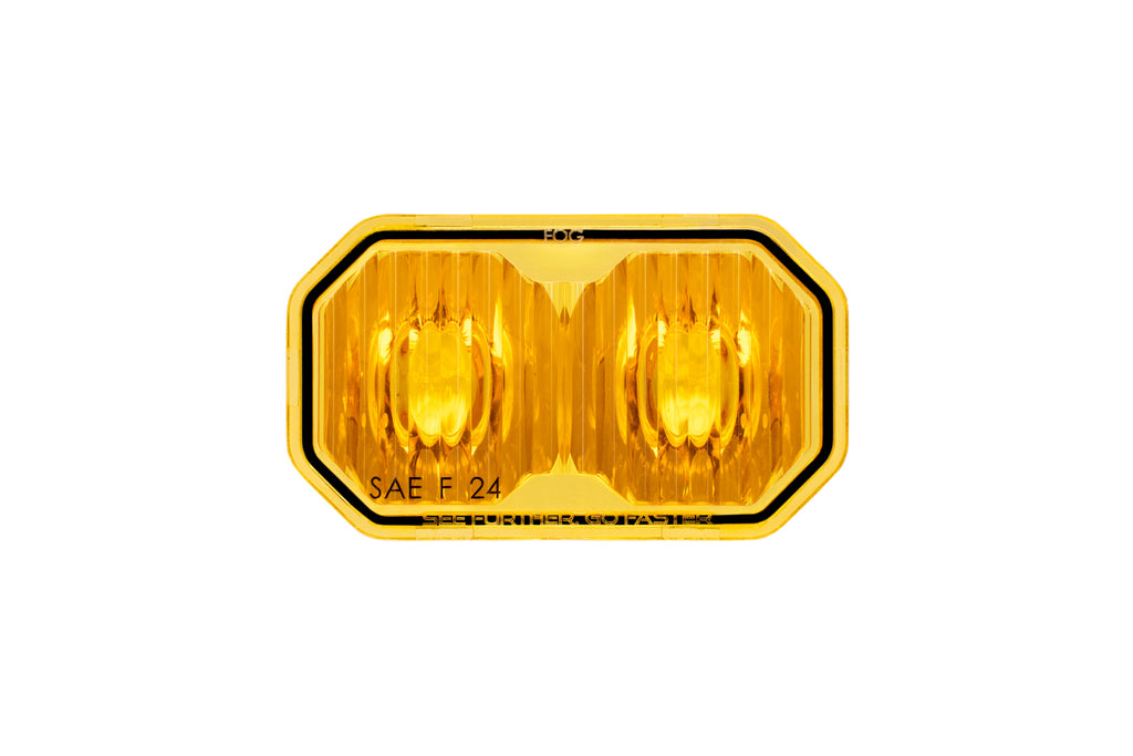 Diode Dynamics C2 2.0 Lens SAE Fog/Wide Yellow