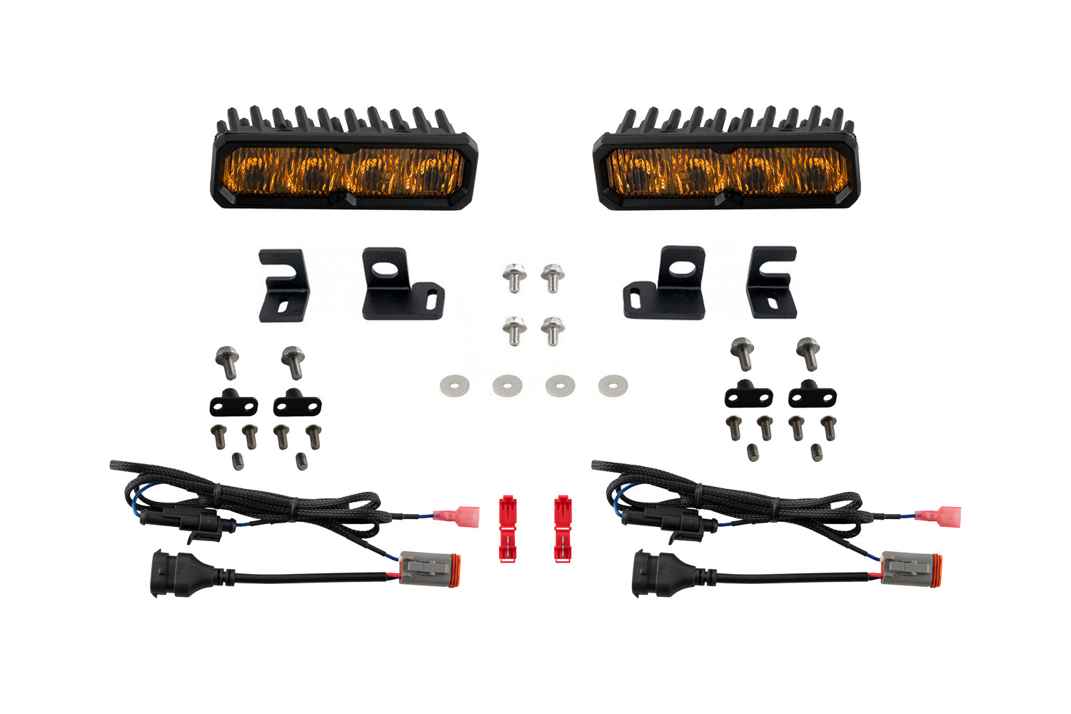Diode Dynamics Fog SS6 Pro LED Kit Yellow for 2024-2026 Toyota 4Runner / Toyota Tacoma