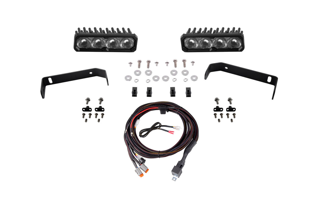 Diode Dynamics Ranger 2019 SS6 Pro LED Kit White Driving