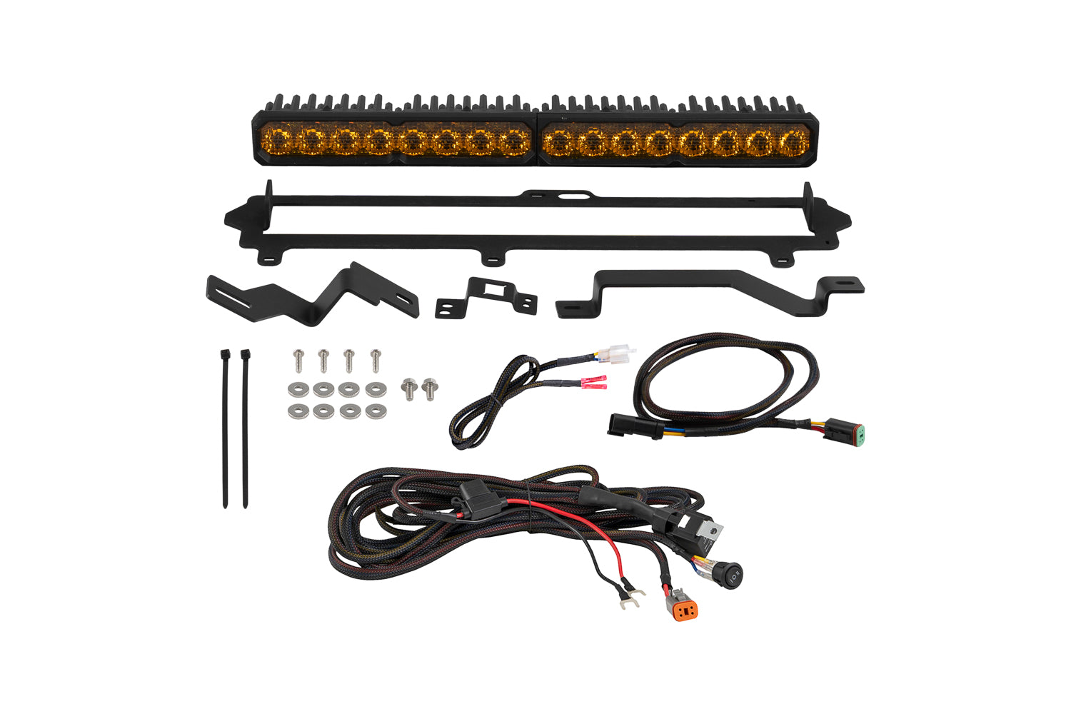 Diode Dynamics Pro Grille SS20 Sport LED Kit Yellow Combo for 2022-2026 Toyota Tundra