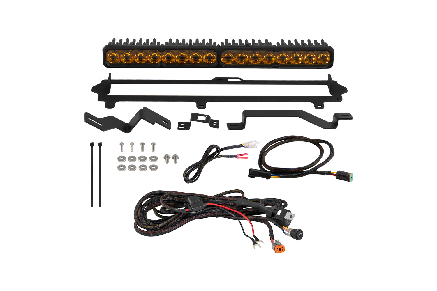 Diode Dynamics Tundra 2022 Pro Grille SS20 Sport LED Kit Yellow Driving