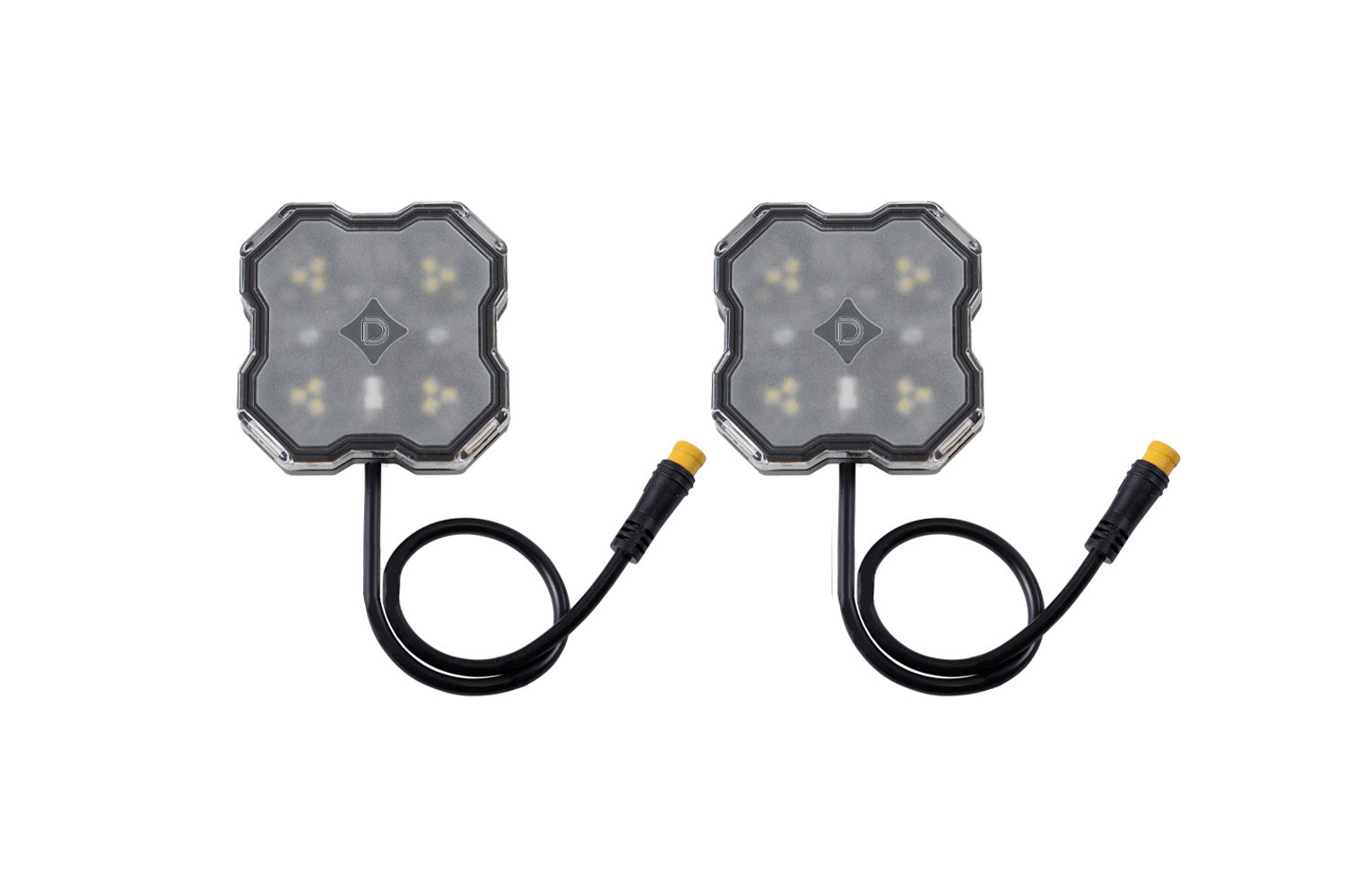 Diode Dynamics Rock Light Amber/White M8 Add-On 2-Pack