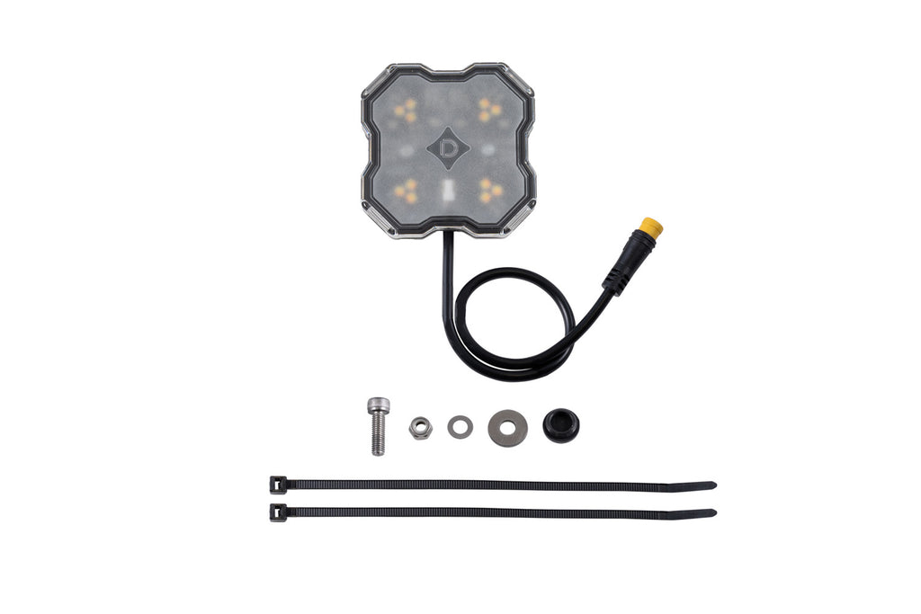 Diode Dynamics Rock Light Amber/White M8 (single)