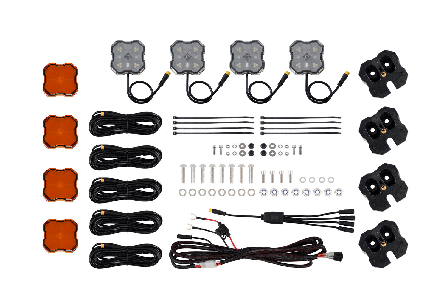Diode Dynamics Roof Rack Scene Light Dual Color Red/White Kit