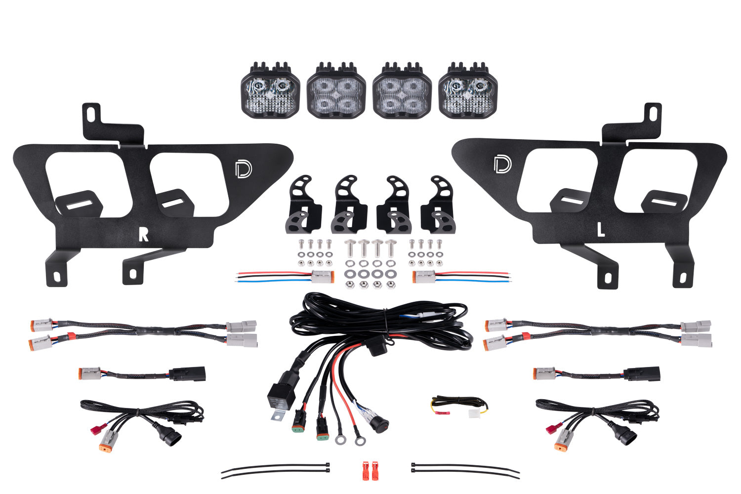 Diode Dynamics Fog Pocket Kit DC for 21-23 Ford F-150