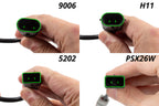 Diode Dynamics PSX26W DT 2-Pin Adapter (pair)