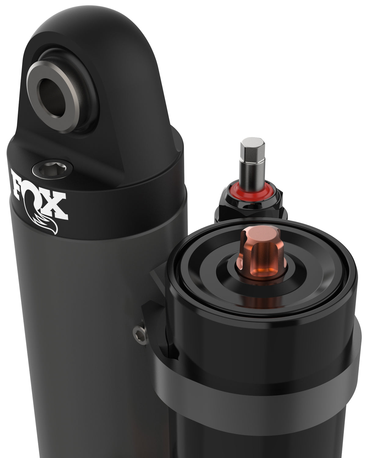 Factory Race 2.5 X 8 External Bypass (3 Tube) Piggyback Shock (Right) 981-25-401-R - Apollo Off-Road