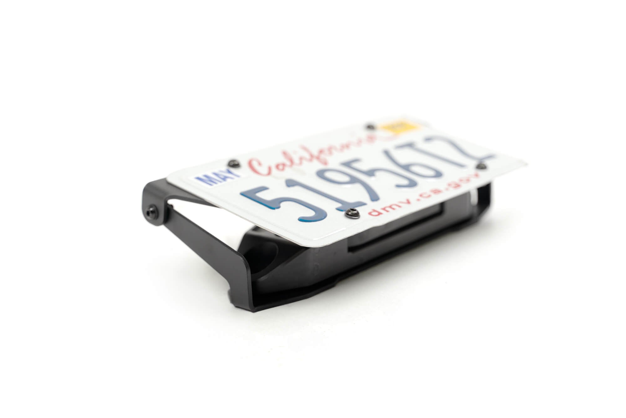 Fairlead Mounted Flip-Up License Plate Bracket - Apollo Off-Road