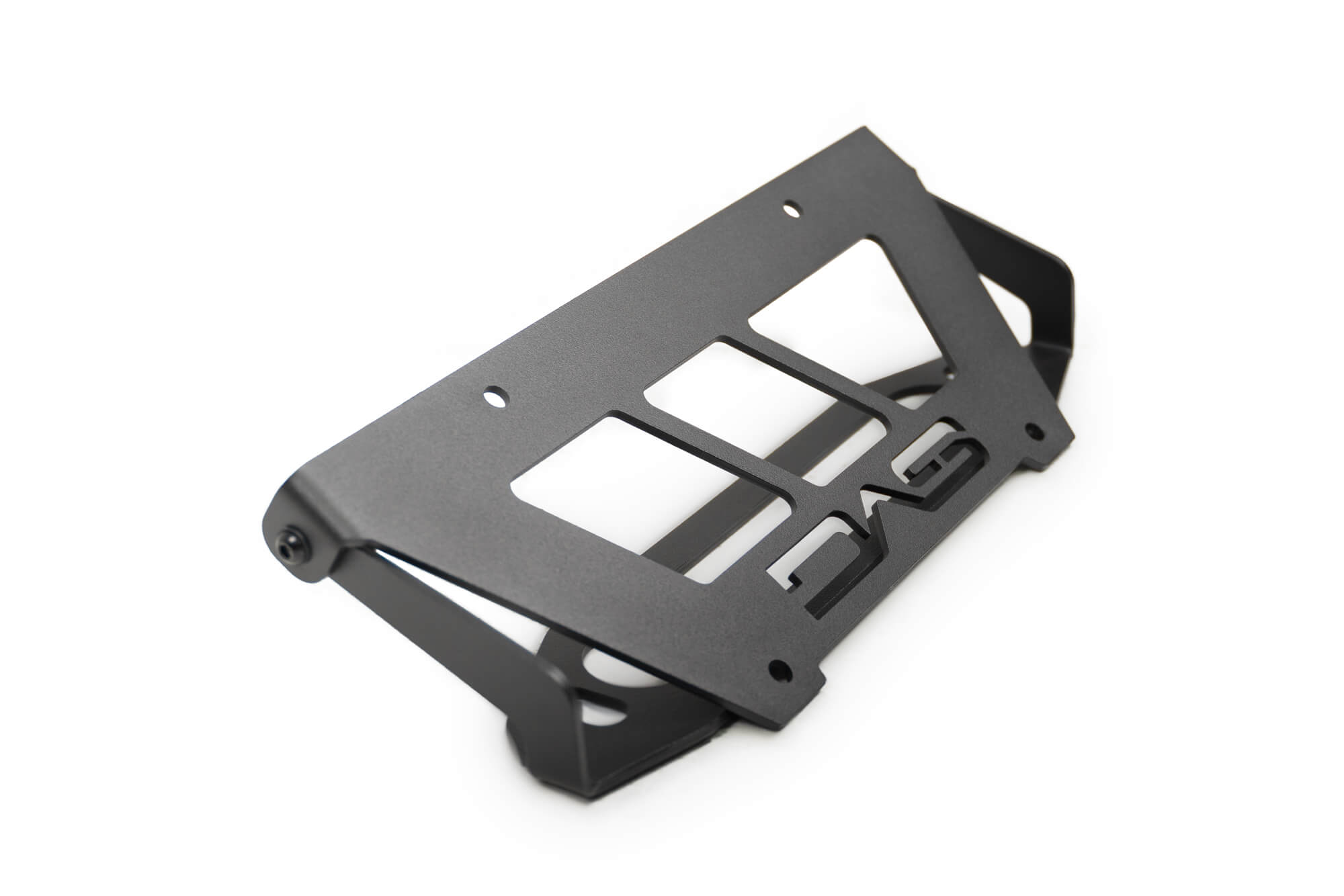 Fairlead Mounted Flip-Up License Plate Bracket - Apollo Off-Road