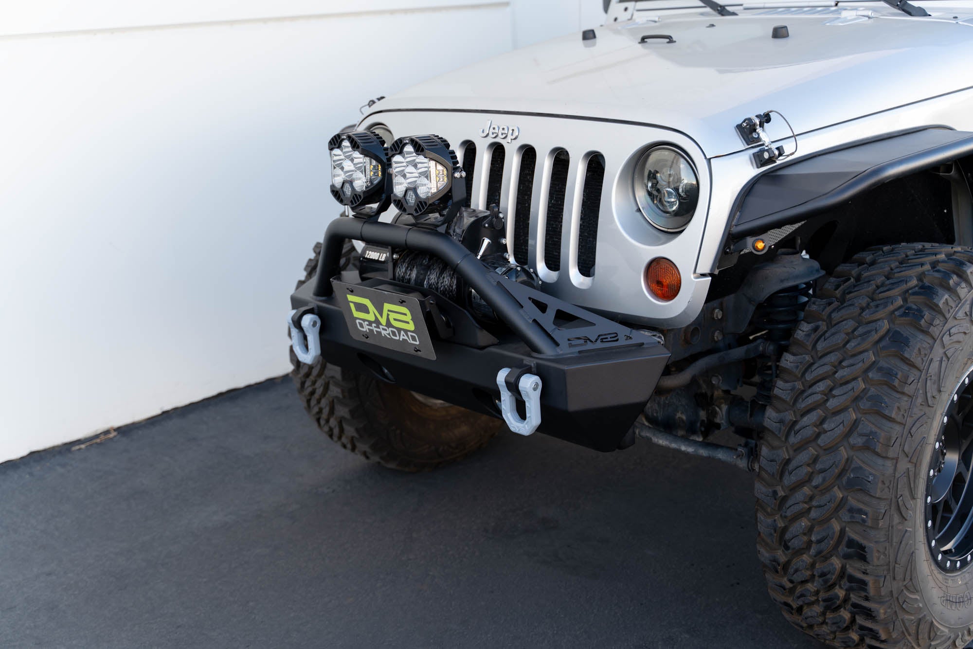 Fairlead Mounted Flip-Up License Plate Bracket - Apollo Off-Road