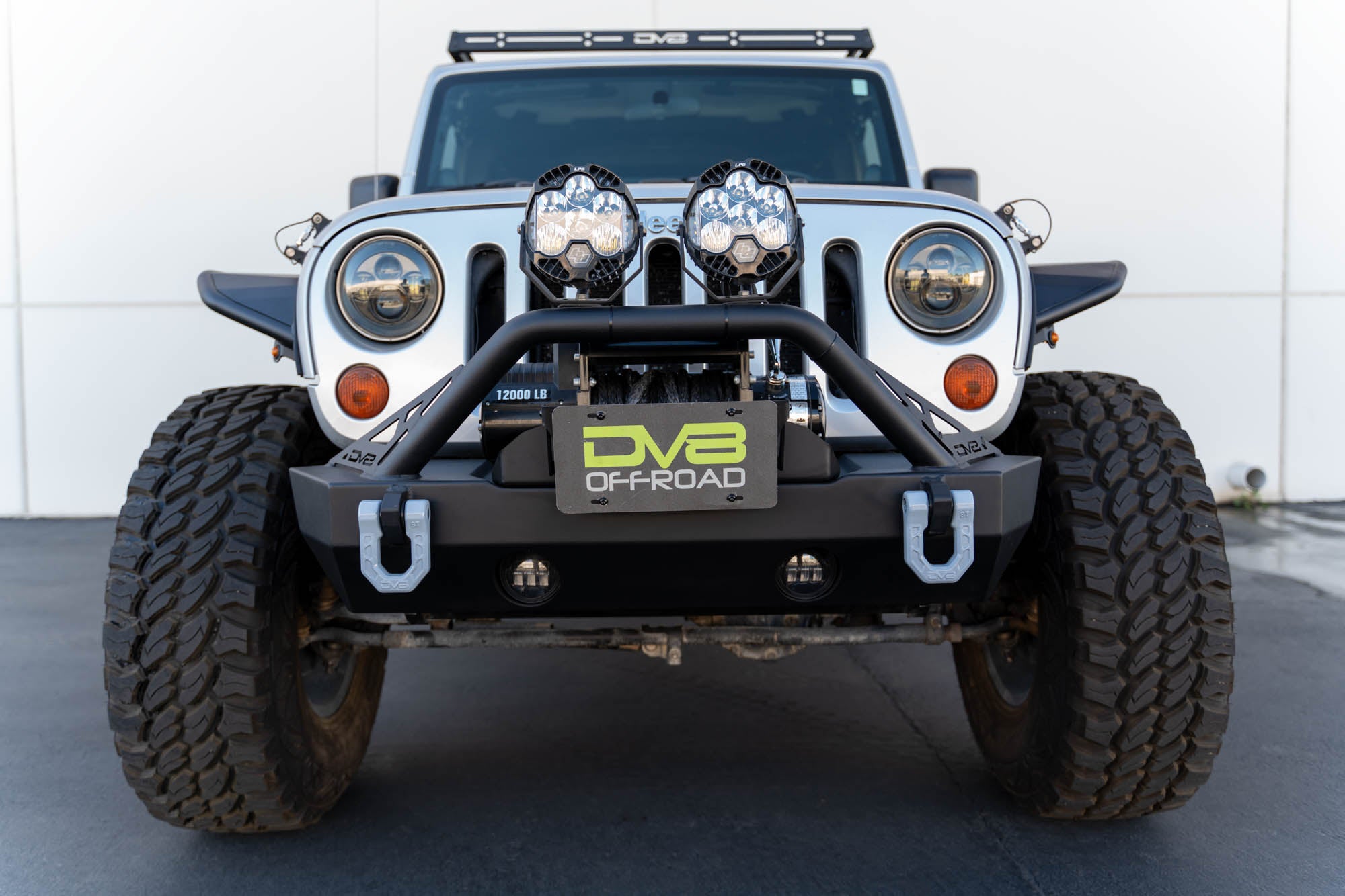 Fairlead Mounted Flip-Up License Plate Bracket - Apollo Off-Road
