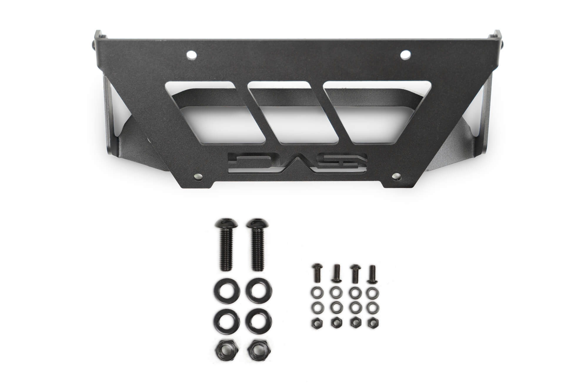 Fairlead Mounted Flip-Up License Plate Bracket - Apollo Off-Road