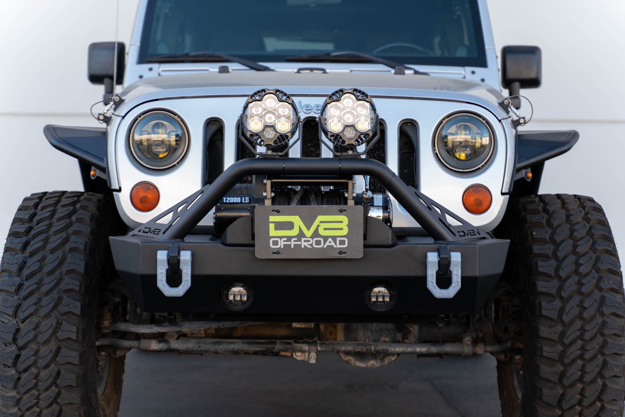 Fairlead Mounted Flip-Up License Plate Bracket - Apollo Off-Road
