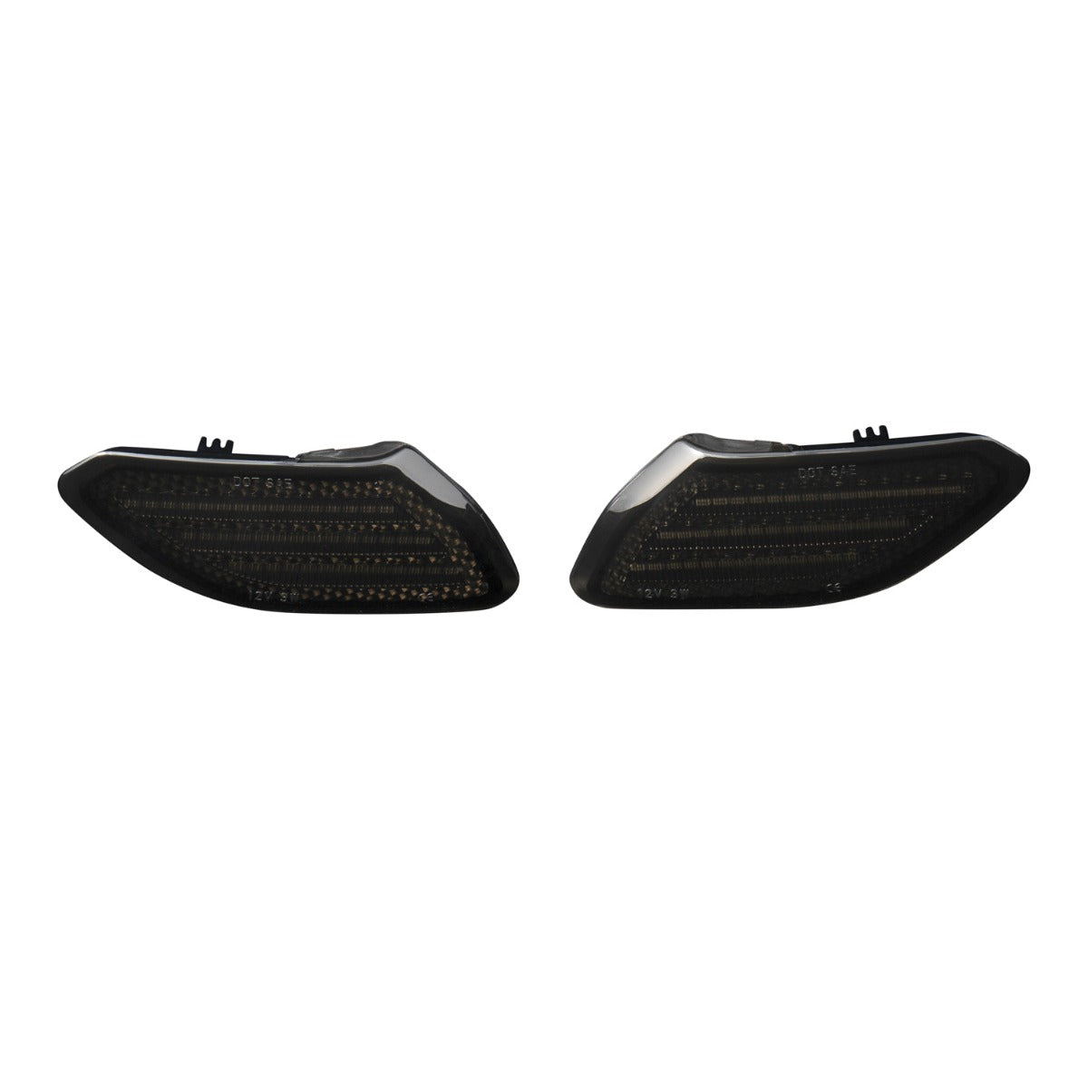 2018-2025 Jeep Gladiator/Wrangler LED Sidemarkers Smoked (pair) - Apollo Off-Road