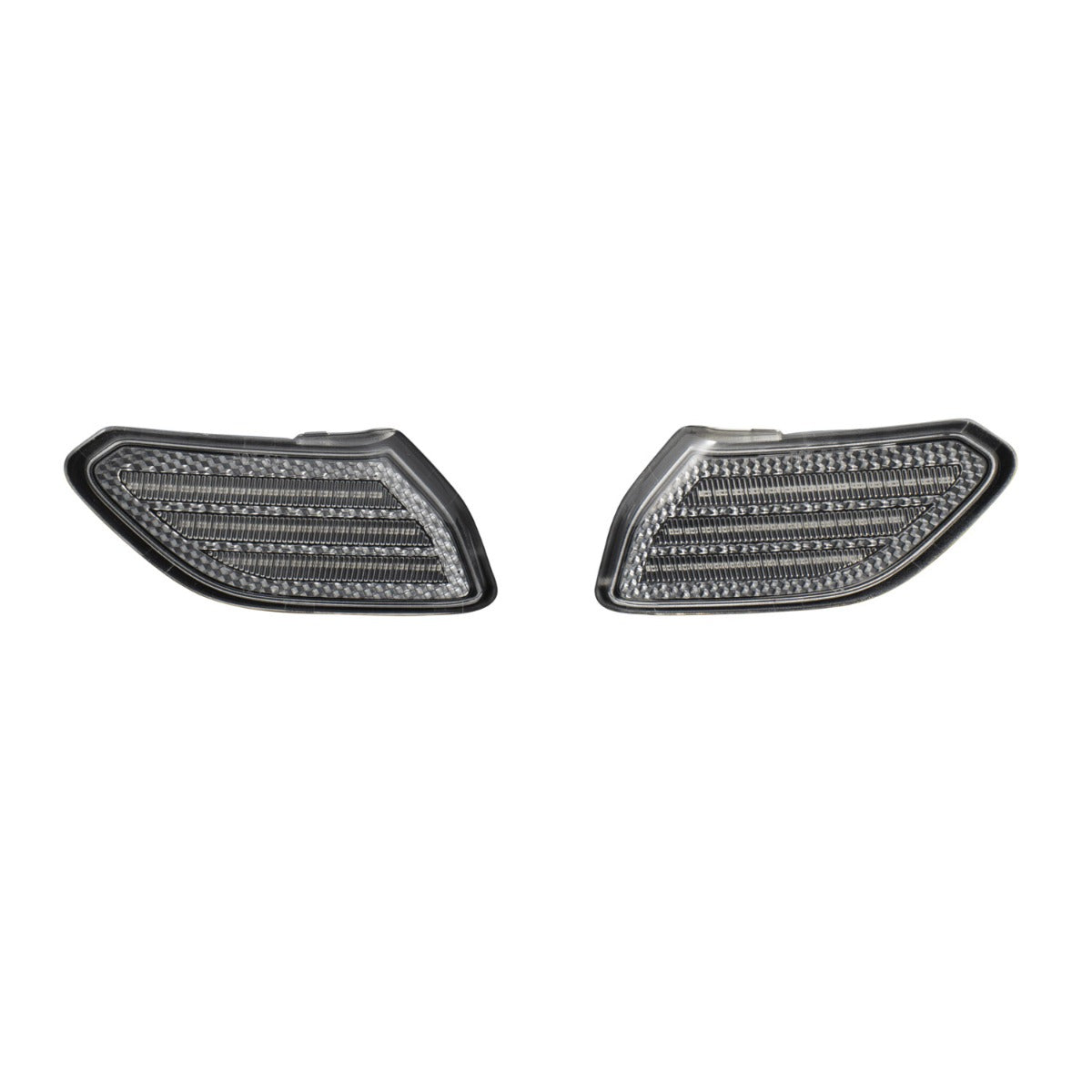 2018-2025 Jeep Gladiator/Wrangler LED Sidemarkers Clear (pair) - Apollo Off-Road