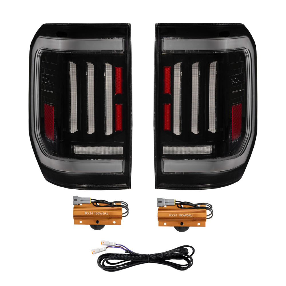 2022-2024 Ford Maverick LED Tail Lights Smoked (pair) - Apollo Off-Road