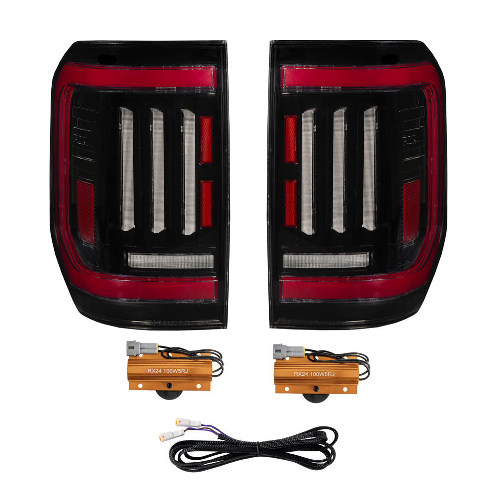 2022-2024 Ford Maverick LED Tail Lights Red (pair) - Apollo Off-Road