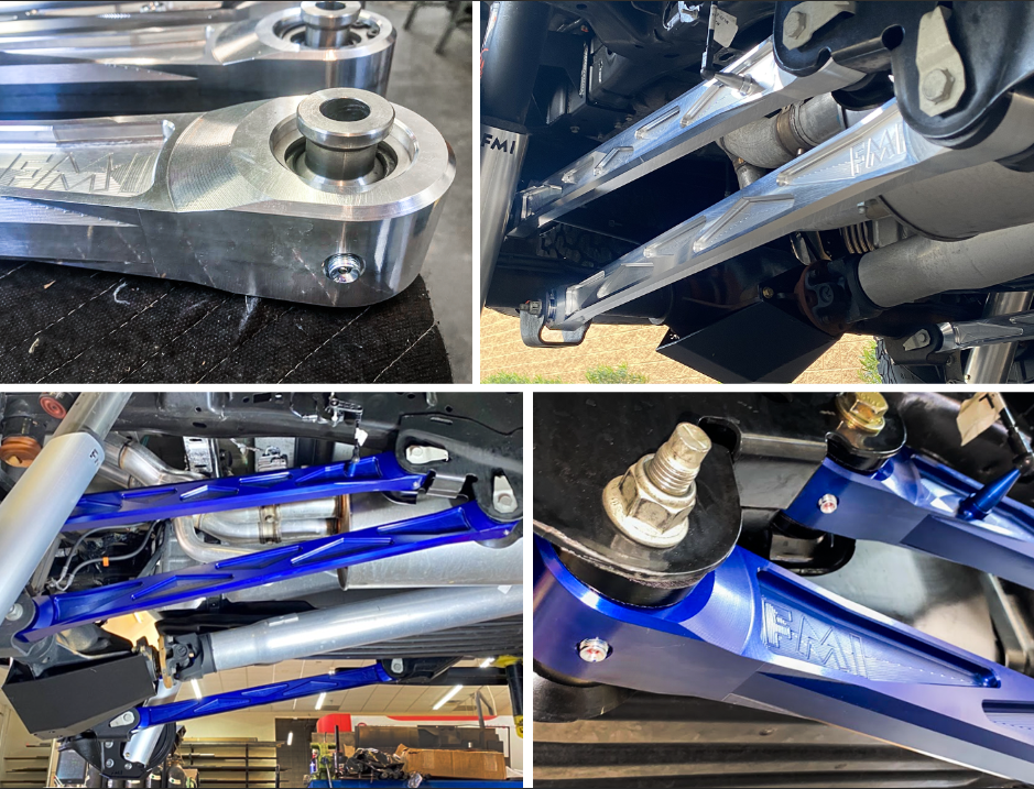 Foutz Motorsports Billet Aluminum Rear Suspension Kit with Ultra-Flex Joints Adjustable Panhard Bar 2021-2024 Ford F-150 Raptor 2023-2024 Ford F-150 Raptor R