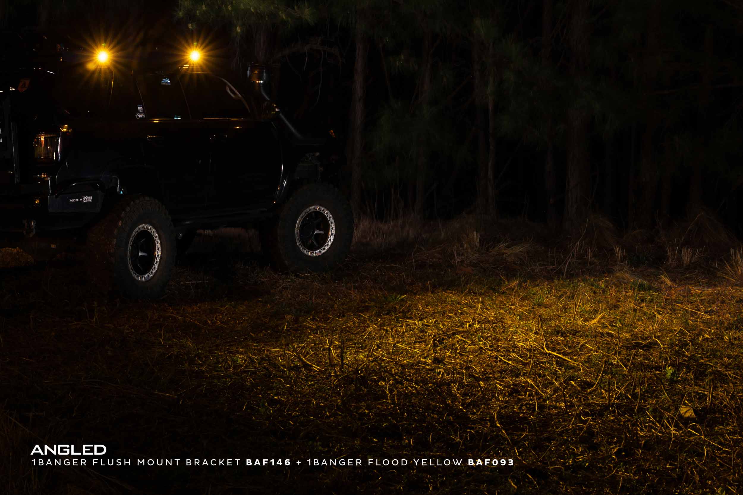 Flush or Angled Mounting Kit: Morimoto 1Banger - Apollo Off-Road