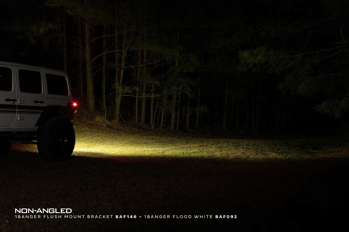 Flush or Angled Mounting Kit: Morimoto 1Banger - Apollo Off-Road
