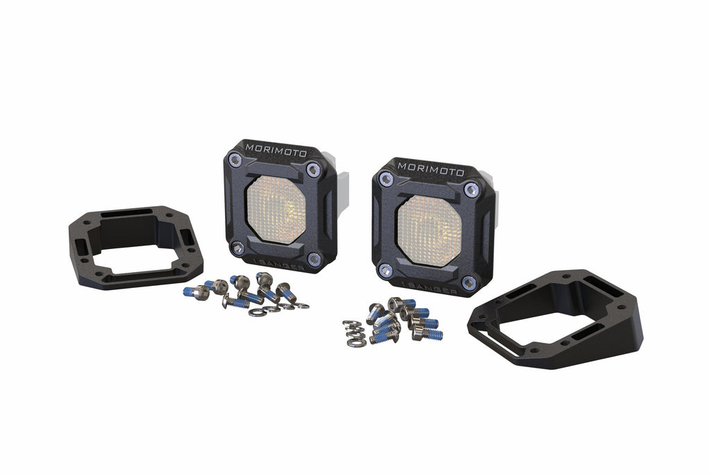 Flush or Angled Mounting Kit: Morimoto 1Banger - Apollo Off-Road
