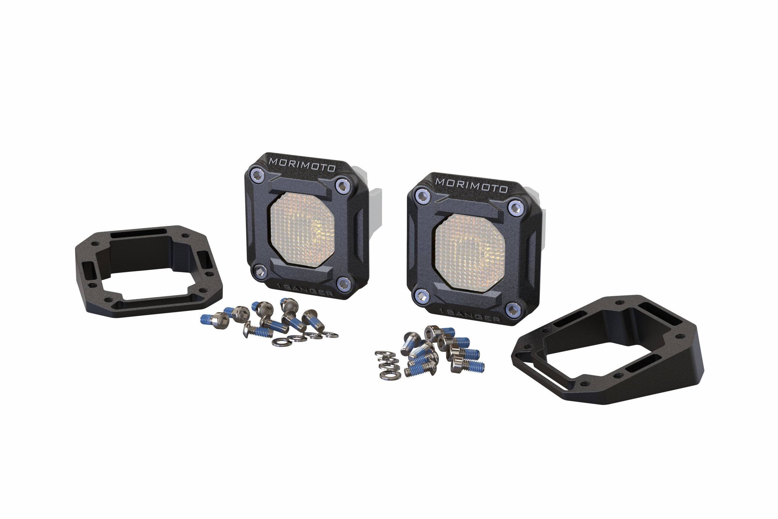 Flush or Angled Mounting Kit: Morimoto 1Banger - Apollo Off-Road