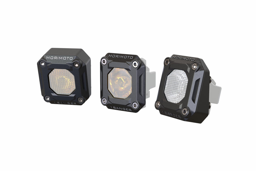 Flush or Angled Mounting Kit: Morimoto 1Banger - Apollo Off-Road