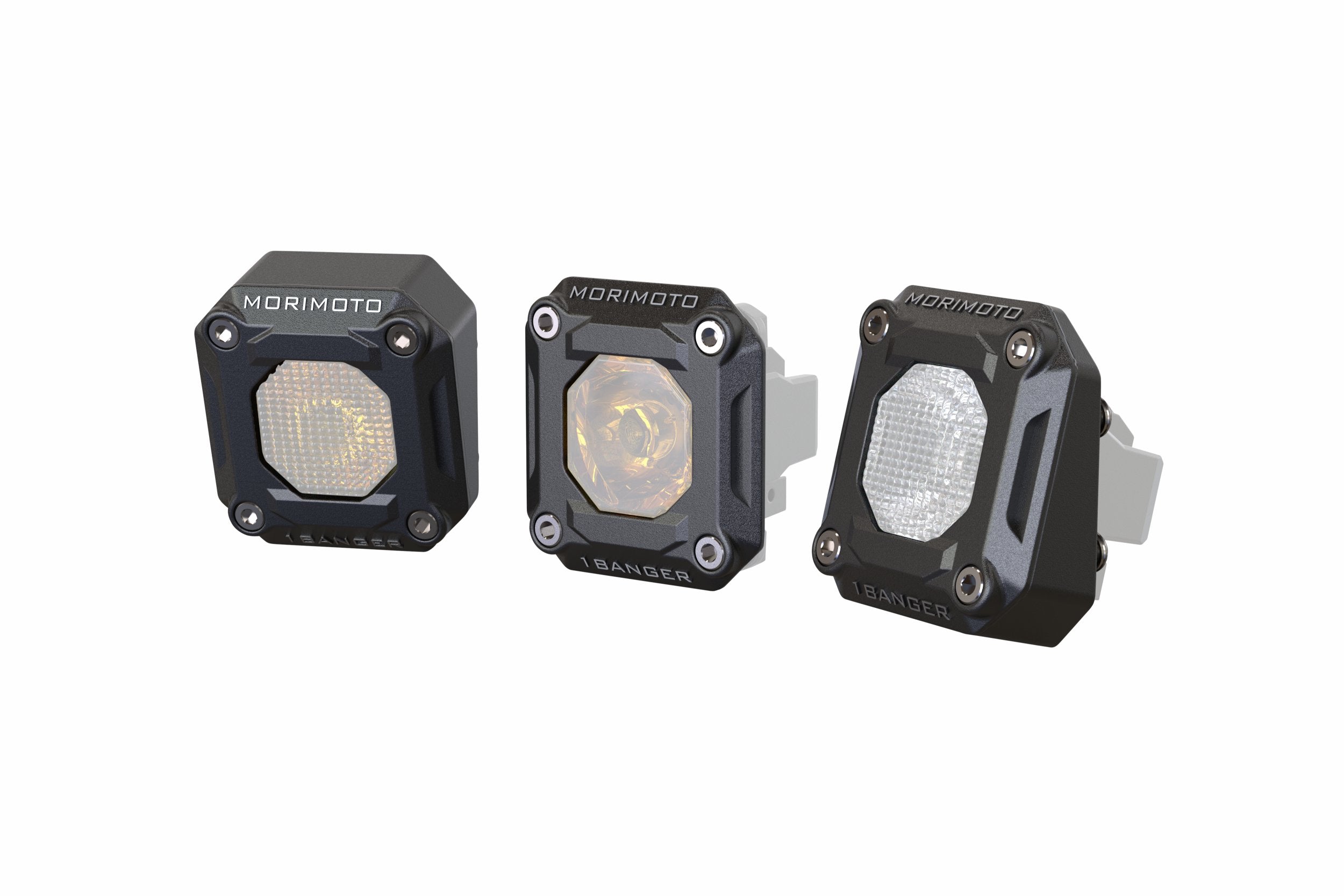 Flush or Angled Mounting Kit: Morimoto 1Banger - Apollo Off-Road