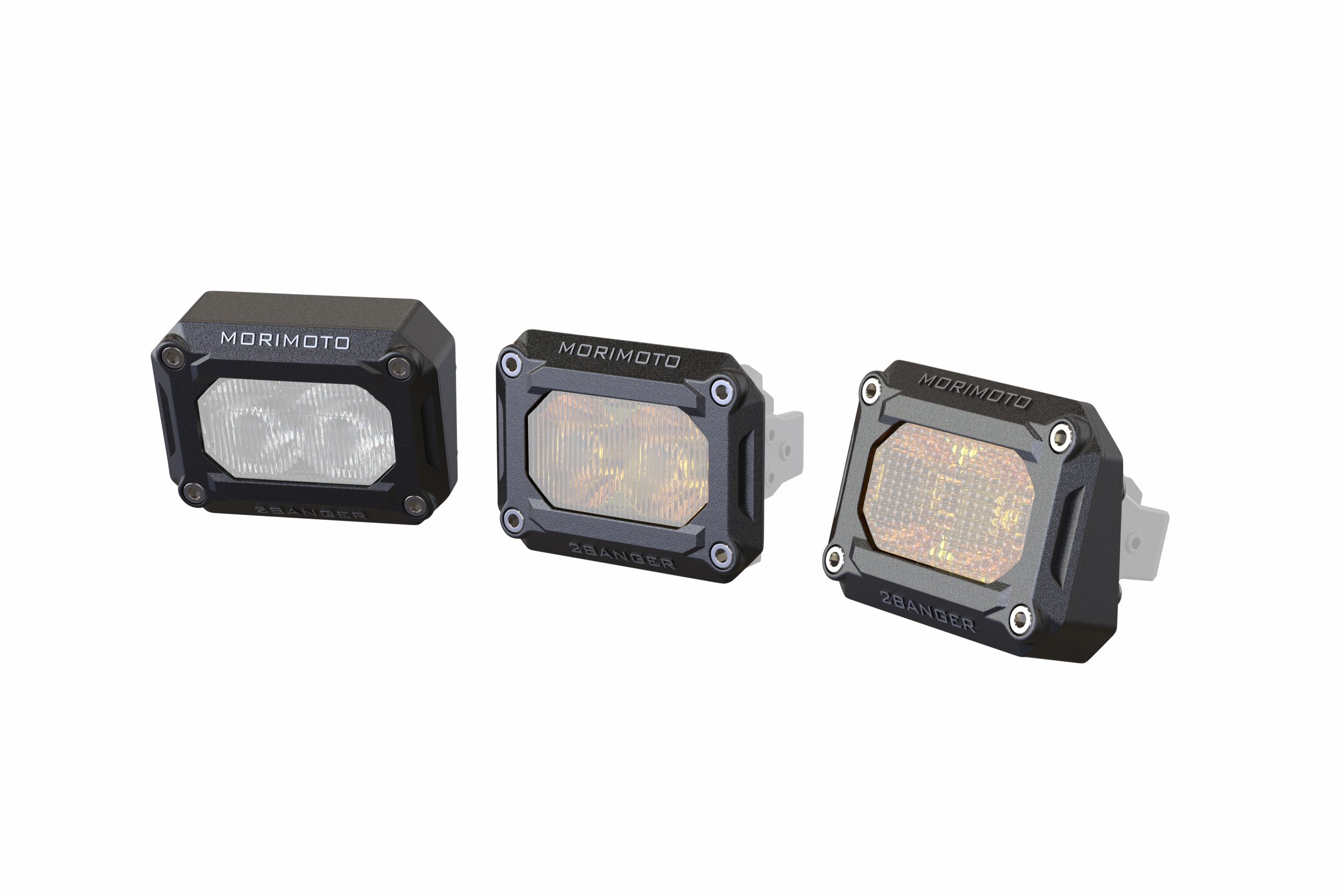 Flush or Angled Mounting Kit: Morimoto 2Banger - Apollo Off-Road