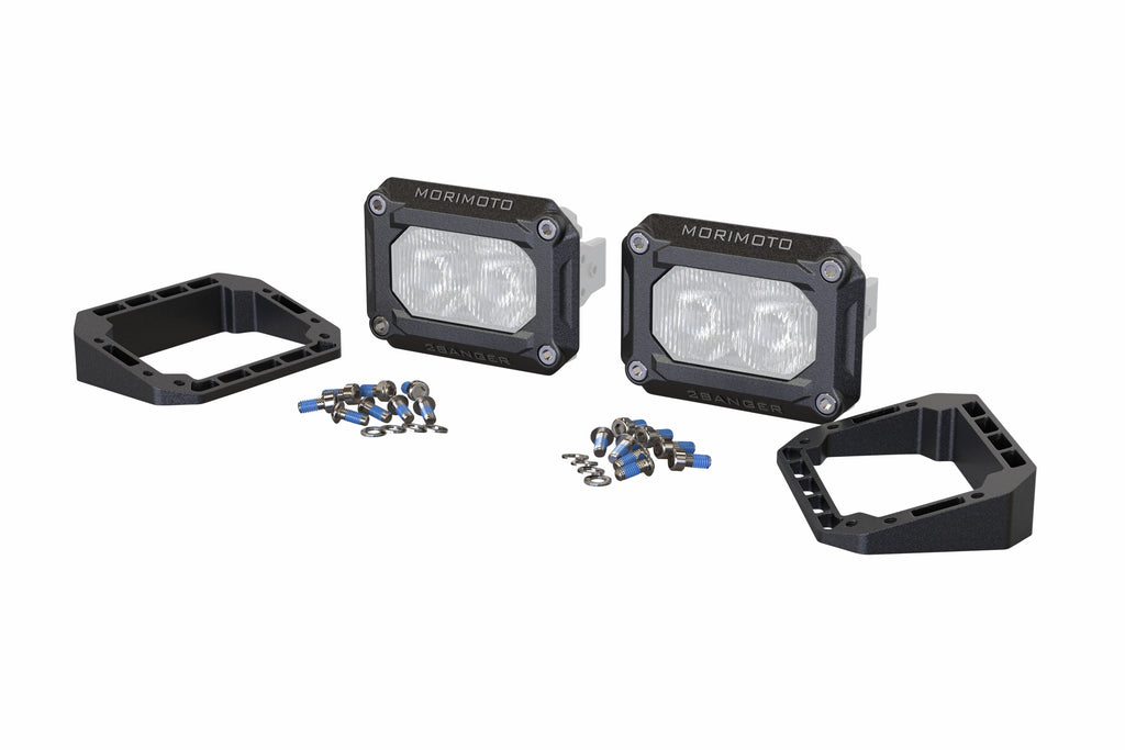 Flush or Angled Mounting Kit: Morimoto 2Banger - Apollo Off-Road