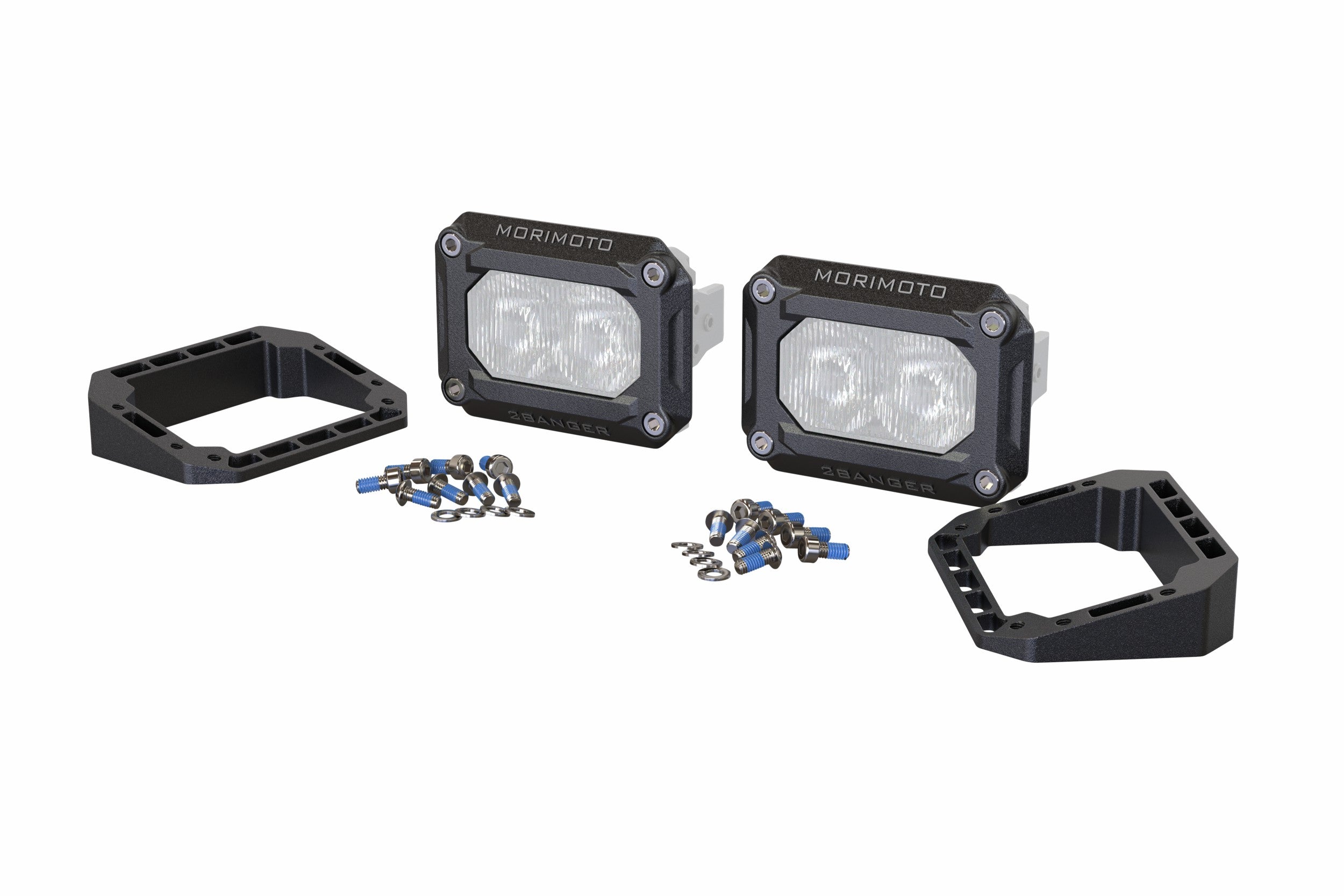 Flush or Angled Mounting Kit: Morimoto 2Banger - Apollo Off-Road