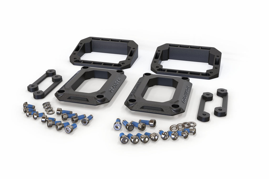 Flush or Angled Mounting Kit: Morimoto 2Banger - Apollo Off-Road
