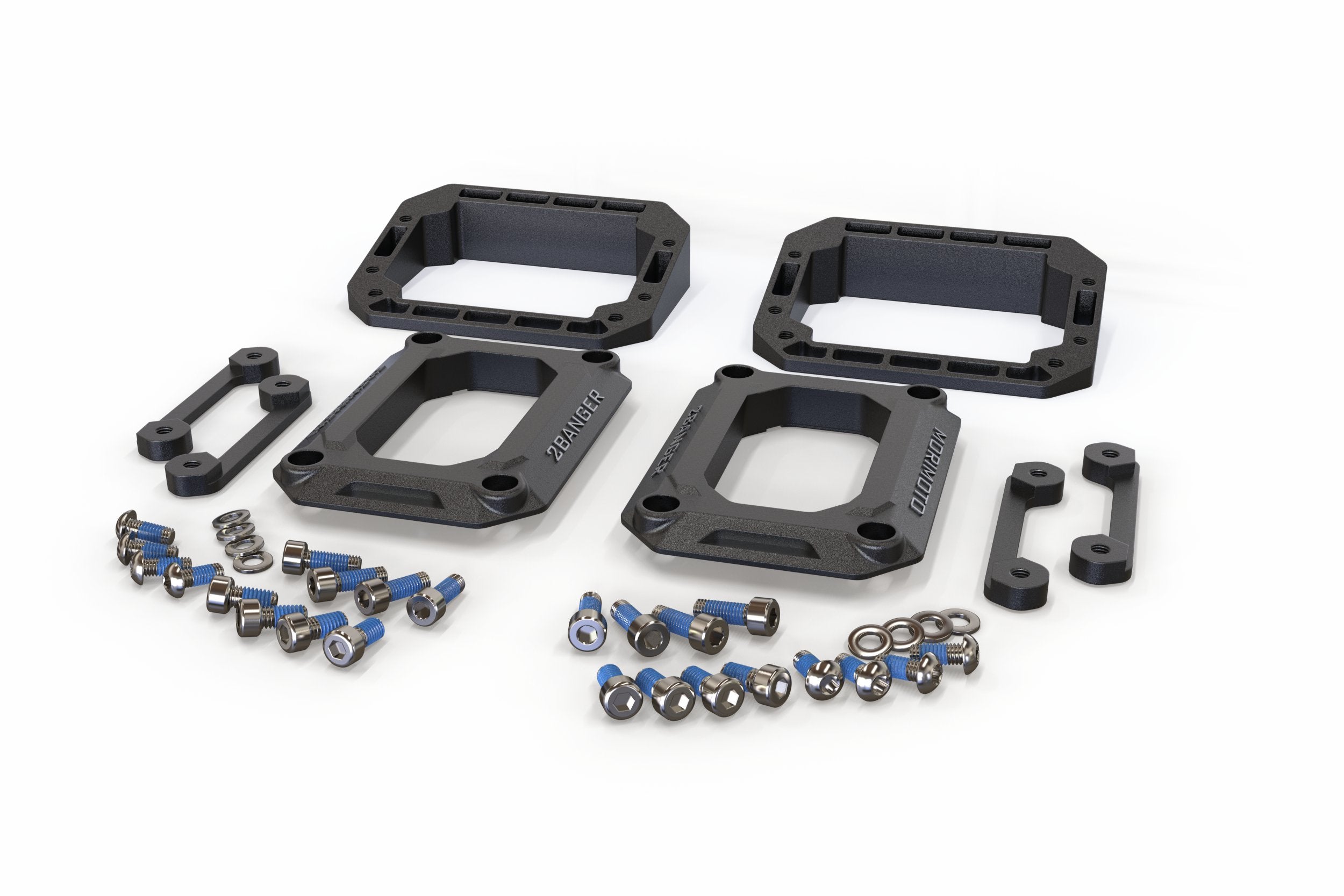Flush or Angled Mounting Kit: Morimoto 2Banger - Apollo Off-Road
