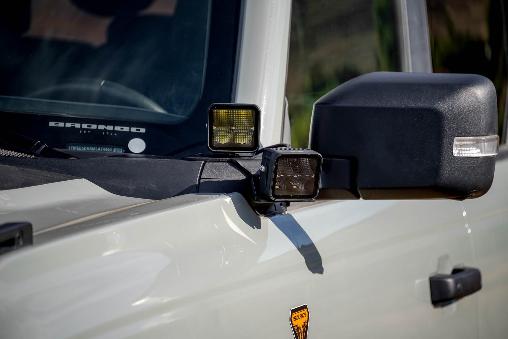 Ford Bronco A-Pillar Dual Light Pod Drop Mounts - Apollo Off-Road